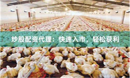 炒股配资代理：快速入市，轻松获利